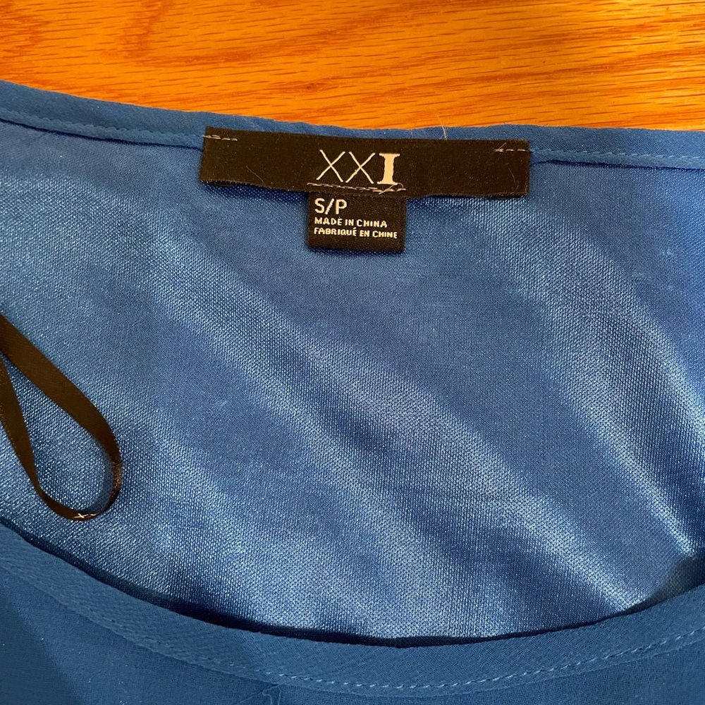 Forever 21 women blue dress size small - Picture 2 of 2